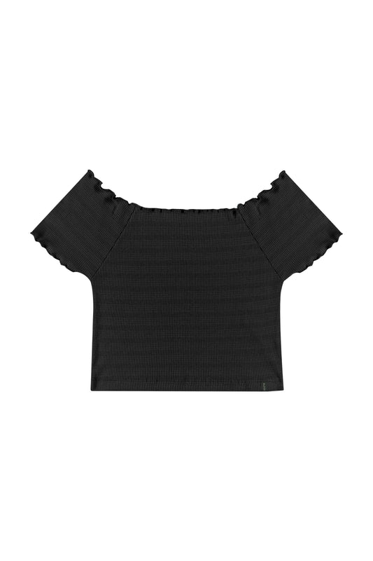 Camisa Blusa Gloss Negra Niña Grande 31877-008910