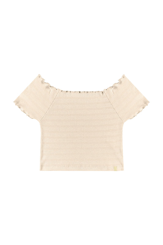 Camisa Blusa Gloss Beige Niña Grande 31877-120304
