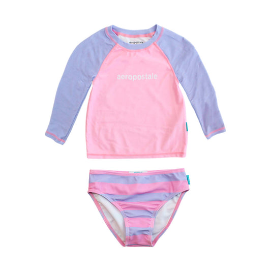 Traje de baño 2 piezas rosado niña Aeropostale 3188
