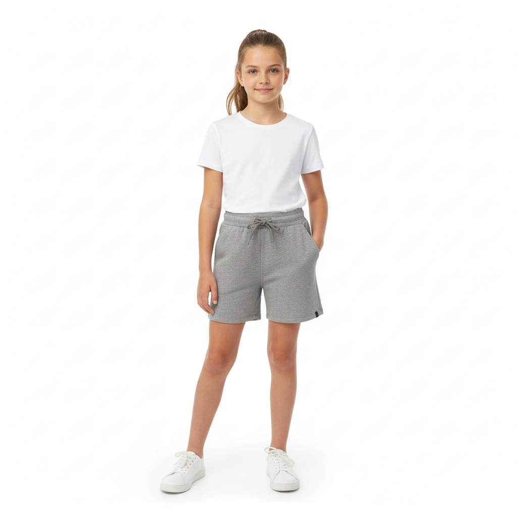 Shorts Falda Gloss Gris Niña Grande 31881-000037