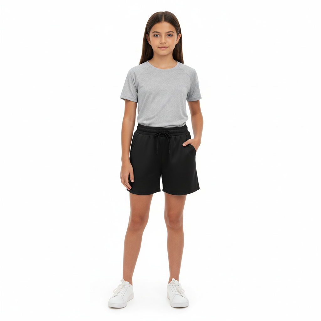 Shorts Falda Gloss Negra Niña Grande 31881-008910
