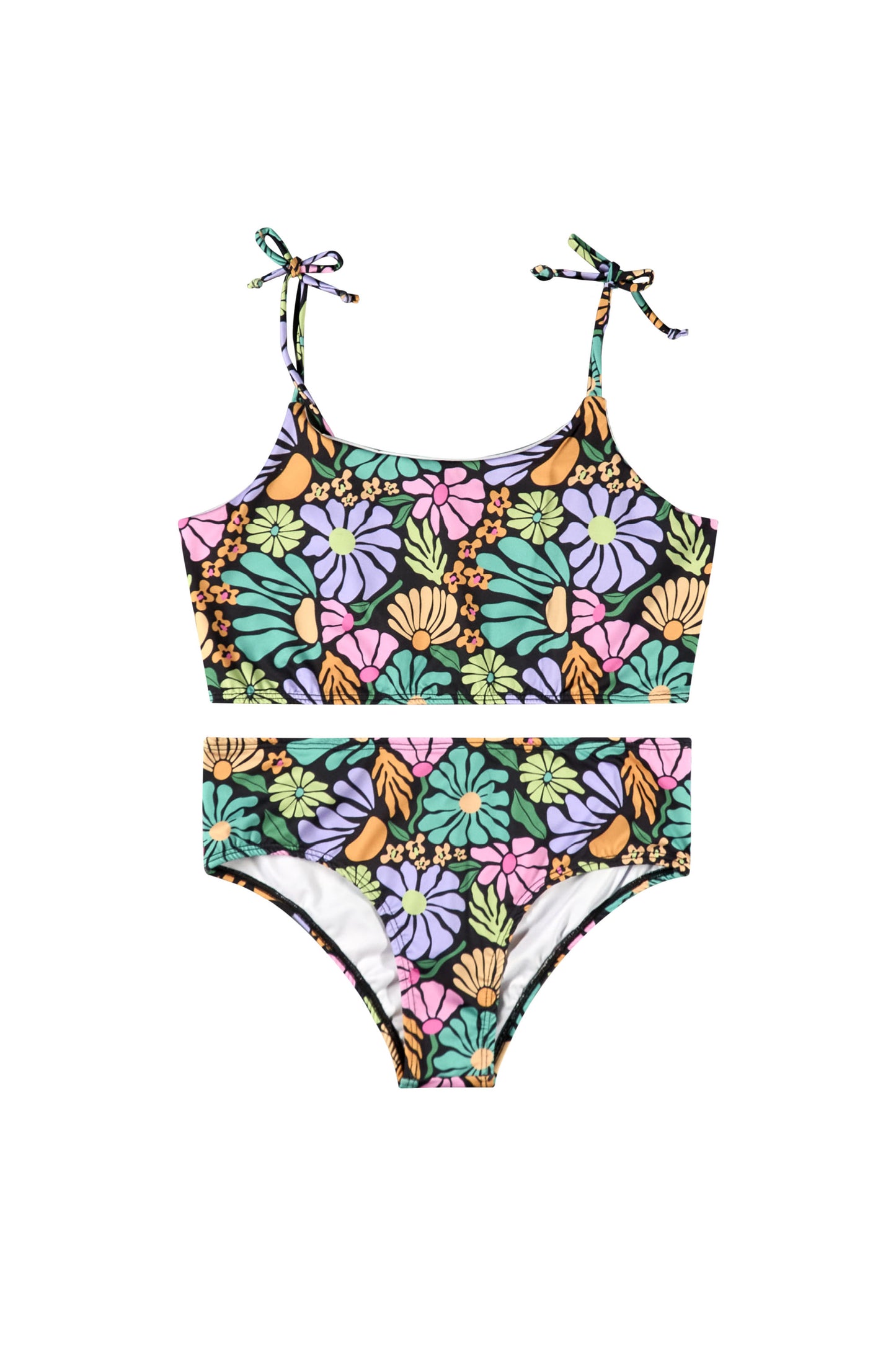 Traje de baño Bikini Gloss Flores Niña Grande 31882 - SB0380