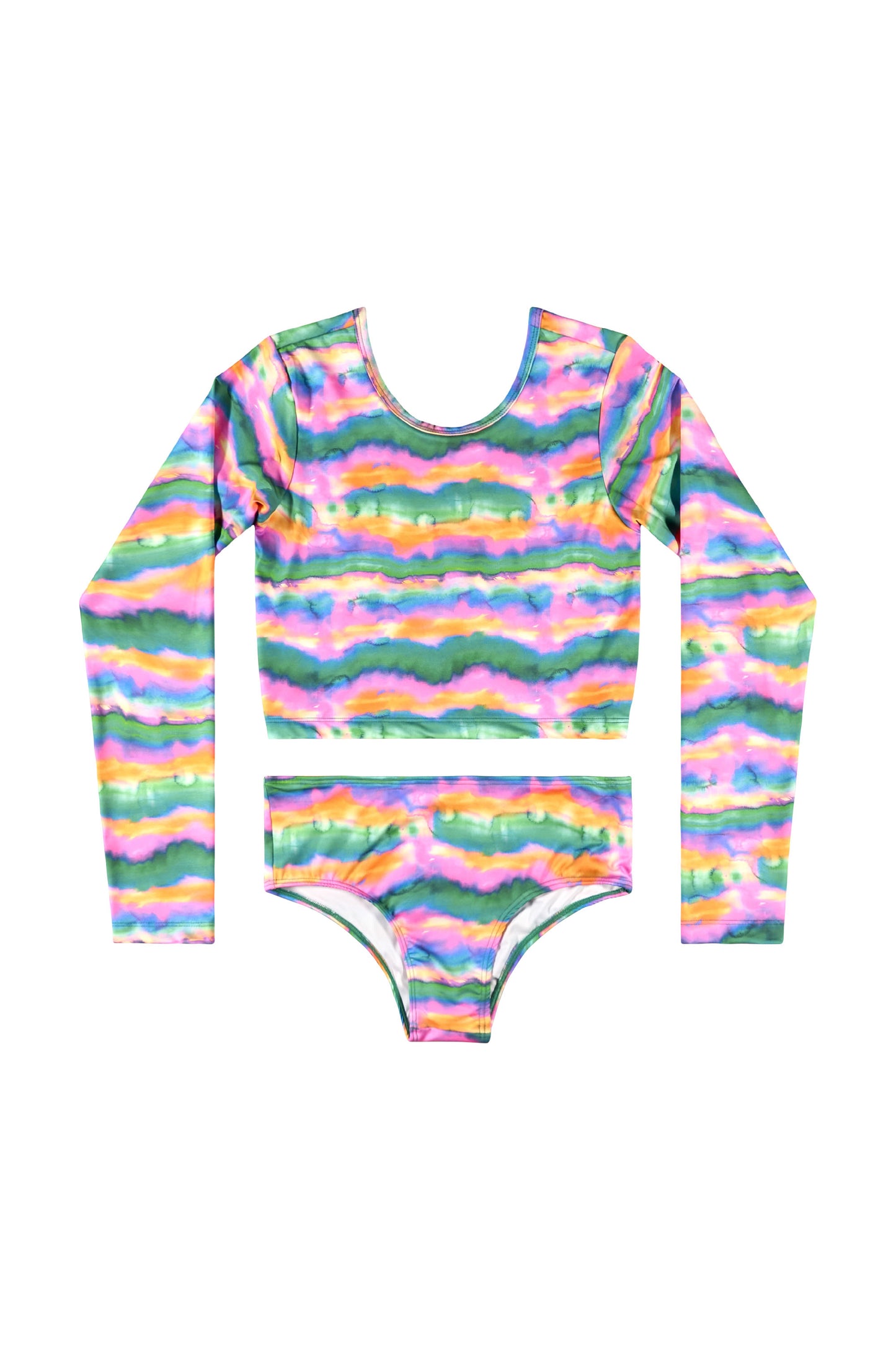 Traje de baño Bikini Gloss Multicolor Manga Larga Niña Grande 31886_SB0378