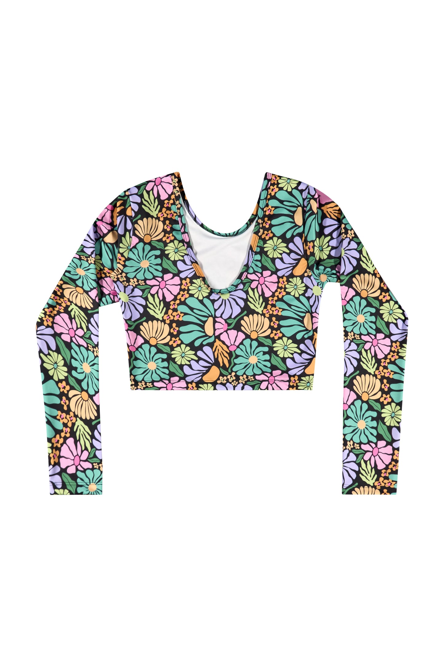 Traje de baño Bikini Gloss Flores Manga Larga Niña Grande 31886_SB0380