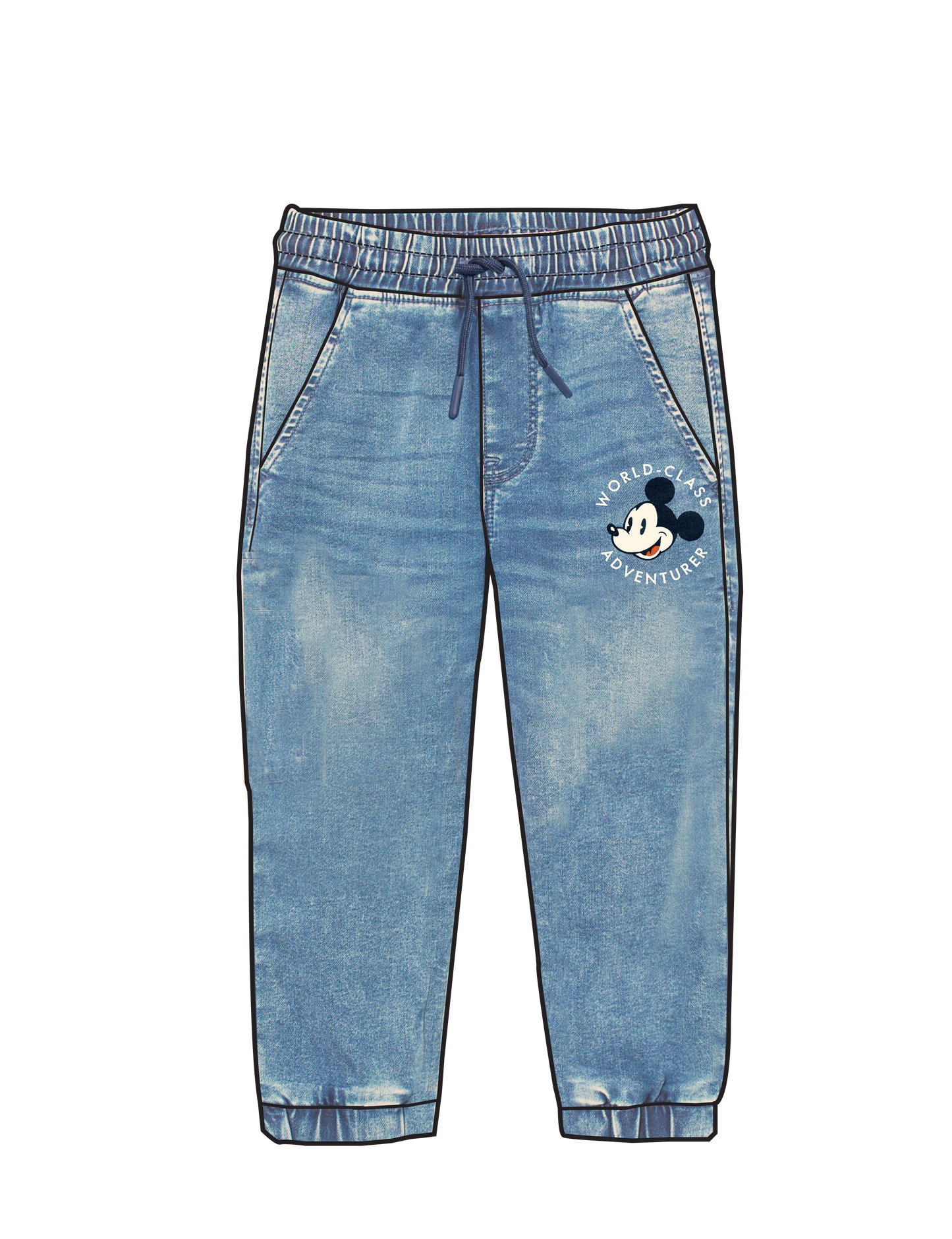 Pantalon jogger Mickey para niño 3190034002