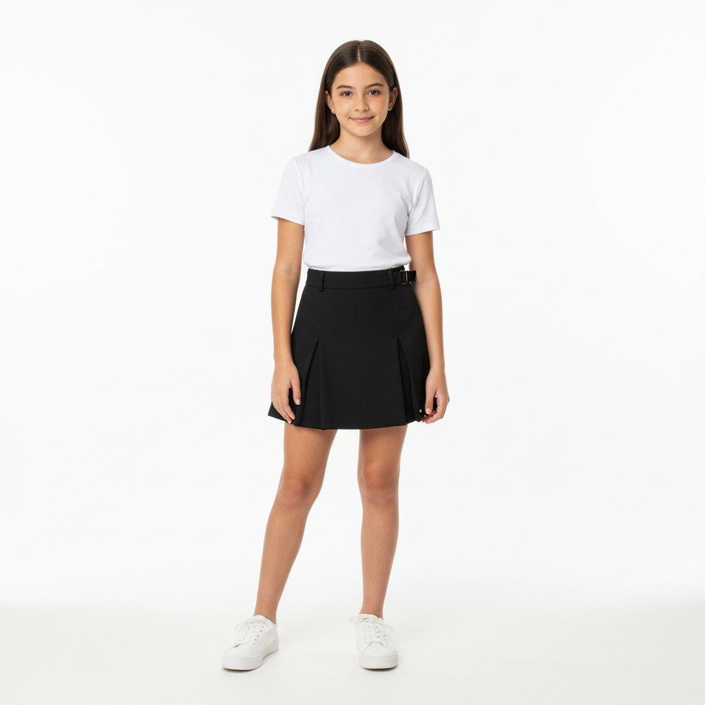 Shorts falda negra niña Gloss 31964-008910