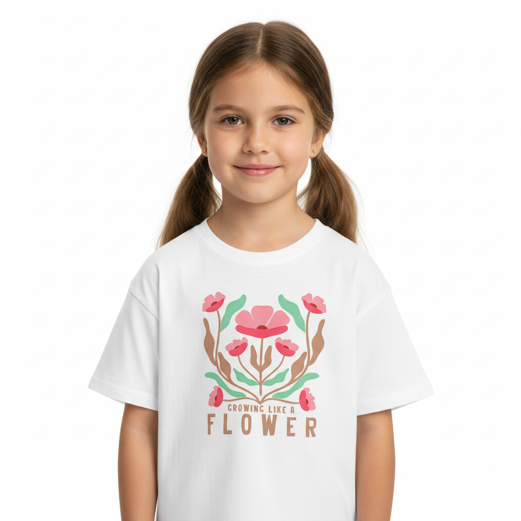 Camisa blusa blanca flores niña Gloss 31974-000106
