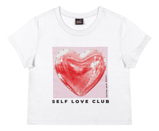 Camisa blusa blanca corazón niña Gloss 31979-000101