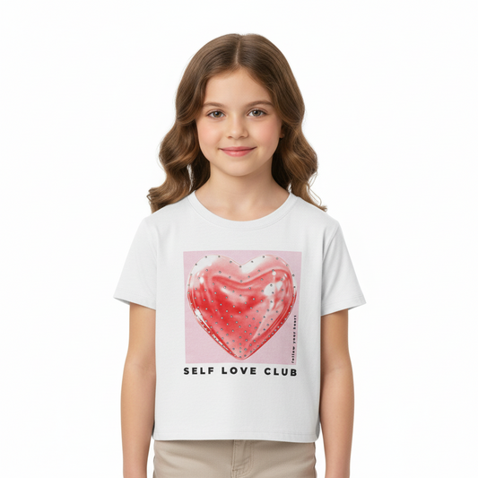 Camisa blusa blanca corazón niña Gloss 31979-000101