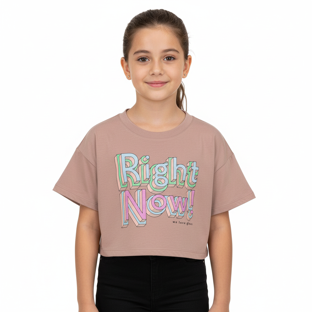 Camisa blusa café niña Gloss 31985-151215