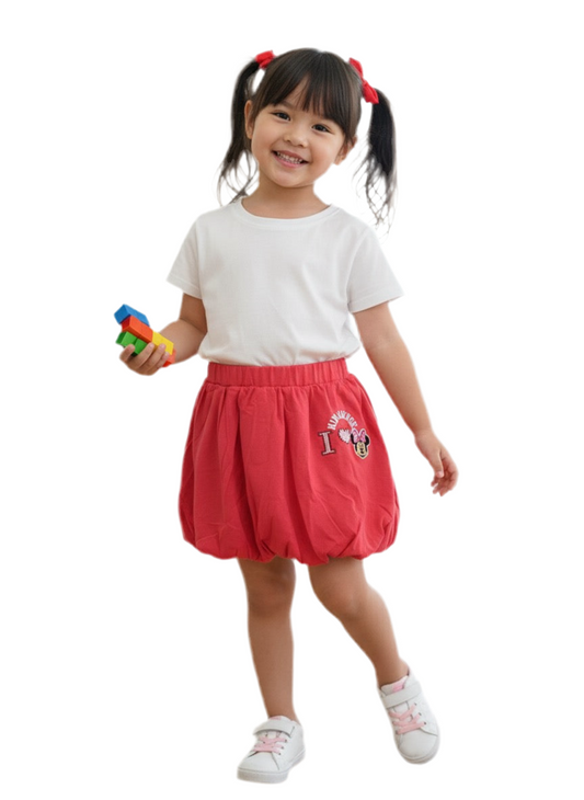 Falda rosado fucsia niña Minnie Disney MM-2615
