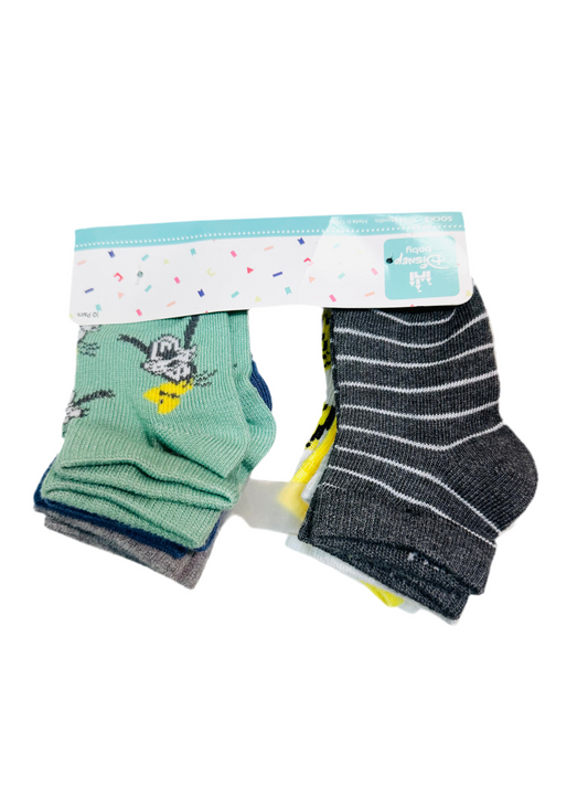 Set 10 pares calcetines Disney Mickey bebe niño