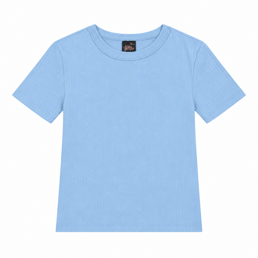 Camisa azul celeste niña Gloss 32097-144123