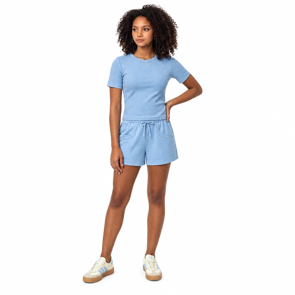 Short azul celeste niña Gloss 32102-144123