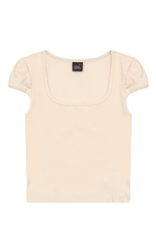 Camisa blusa niña beige Gloss 32101-120304