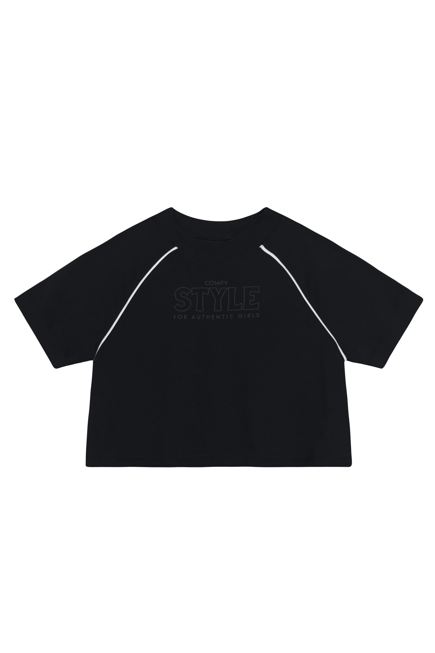 Set conjunto camisa short negro niña Gloss 32129-008910
