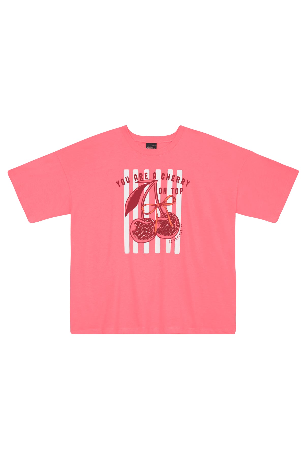 Camisa blusa rosada cerezas gloss niña 32131-161735