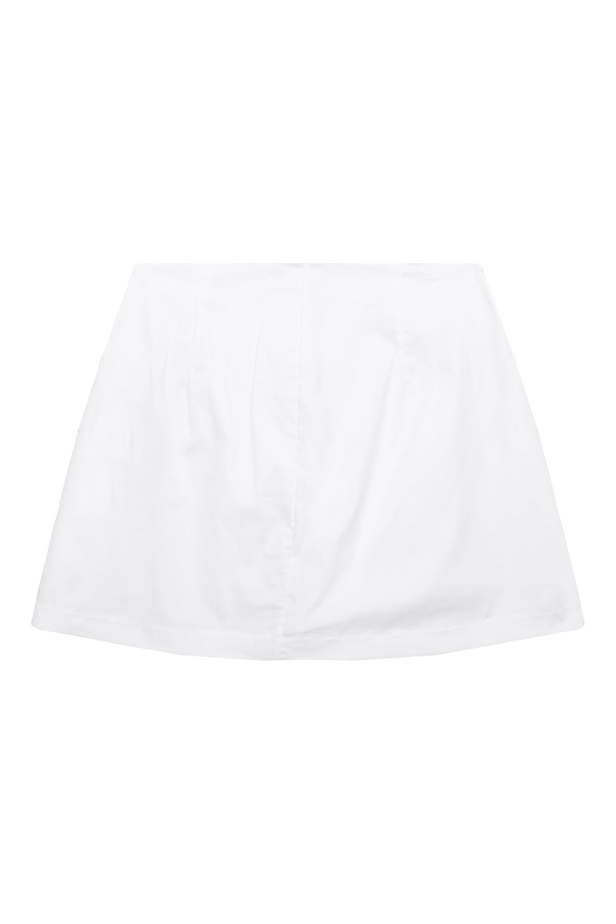 Set conjunto camisa beige falda short blanca niña Gloss 32177-120304