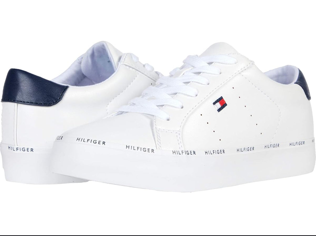 Tenis blancos Tommy plataforma Originales dama niña niño caballero unisex