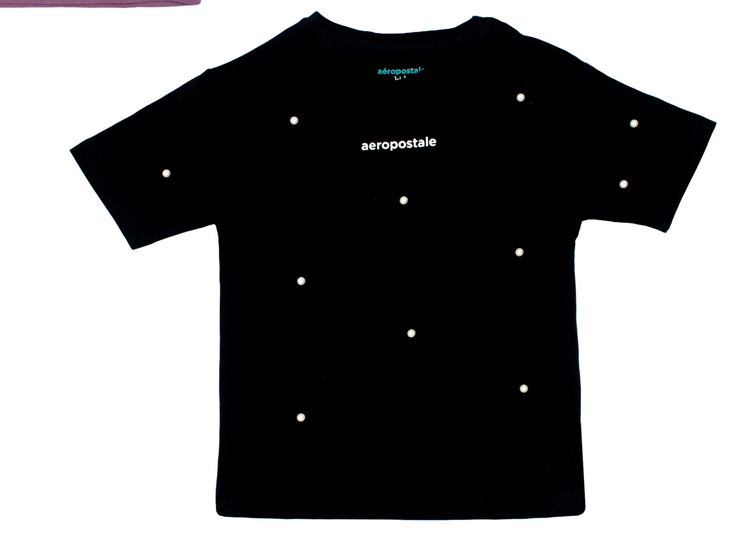 Camisa negra niña AEROPOSTALE 3279