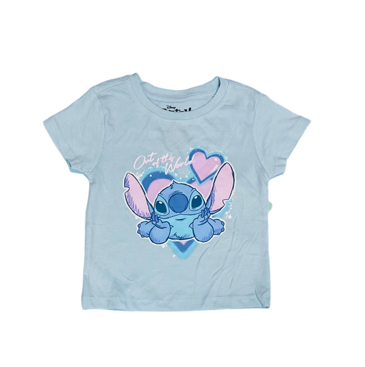 camisa azul celeste Stitch Disney niña