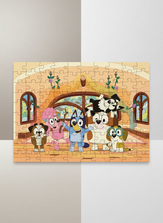 Juguete rompecabezas bebe niño Bluey 100 piezas DT-BLU-P100 490390290