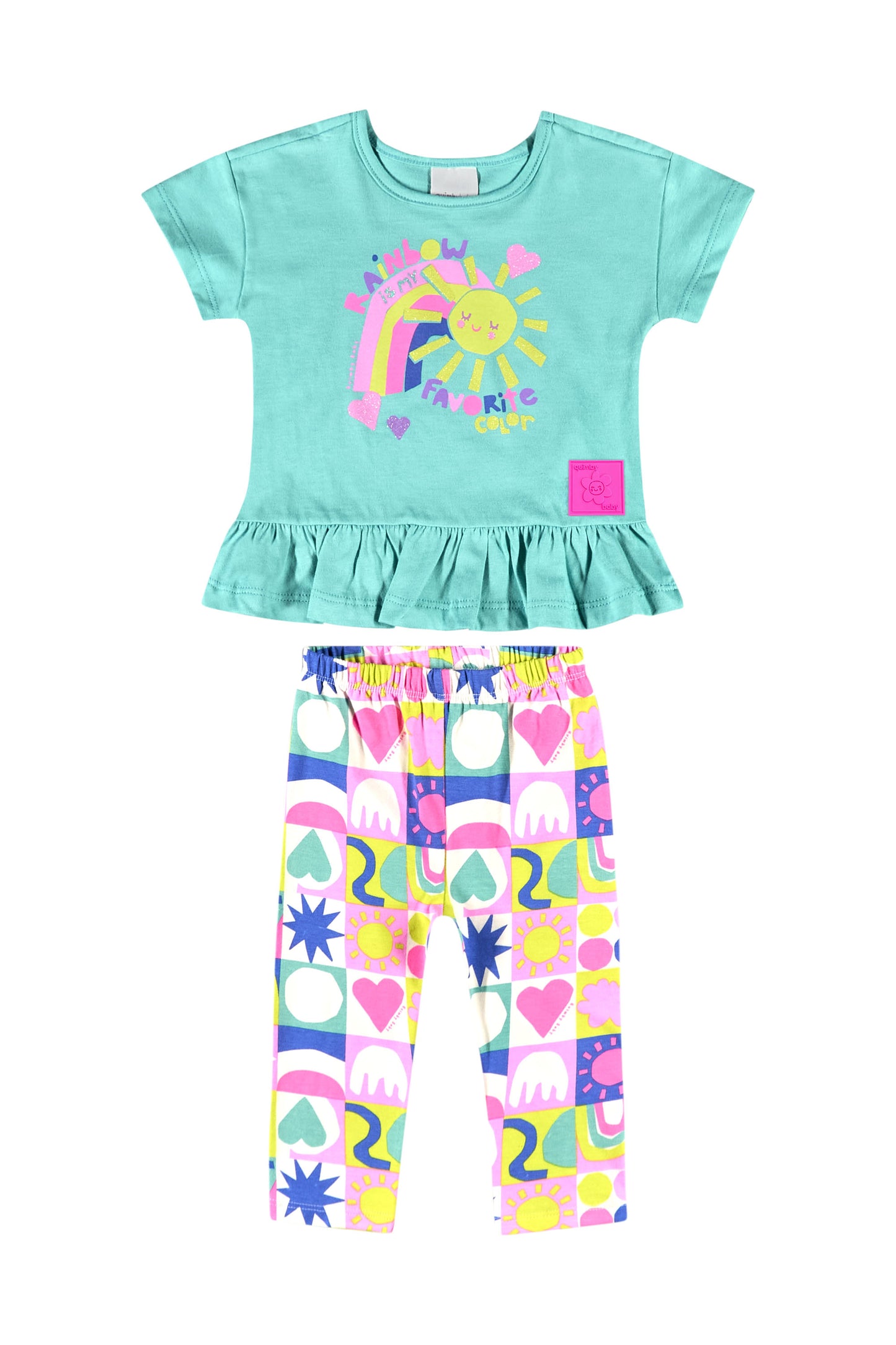 Set 2 piezas niña color aqua 34141 155218