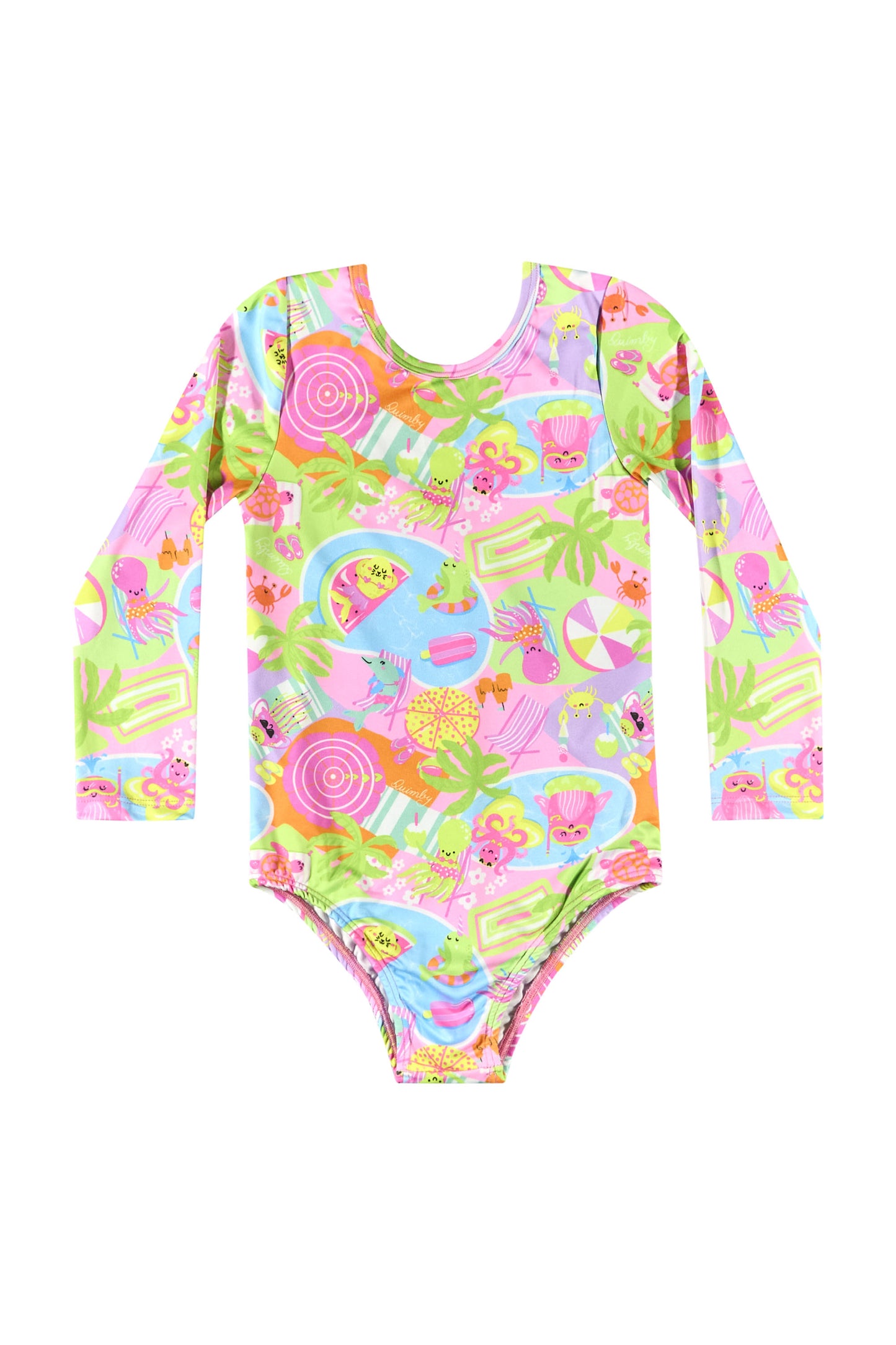 Traje de baño Quimby verde estampado 34207 - SB0403
