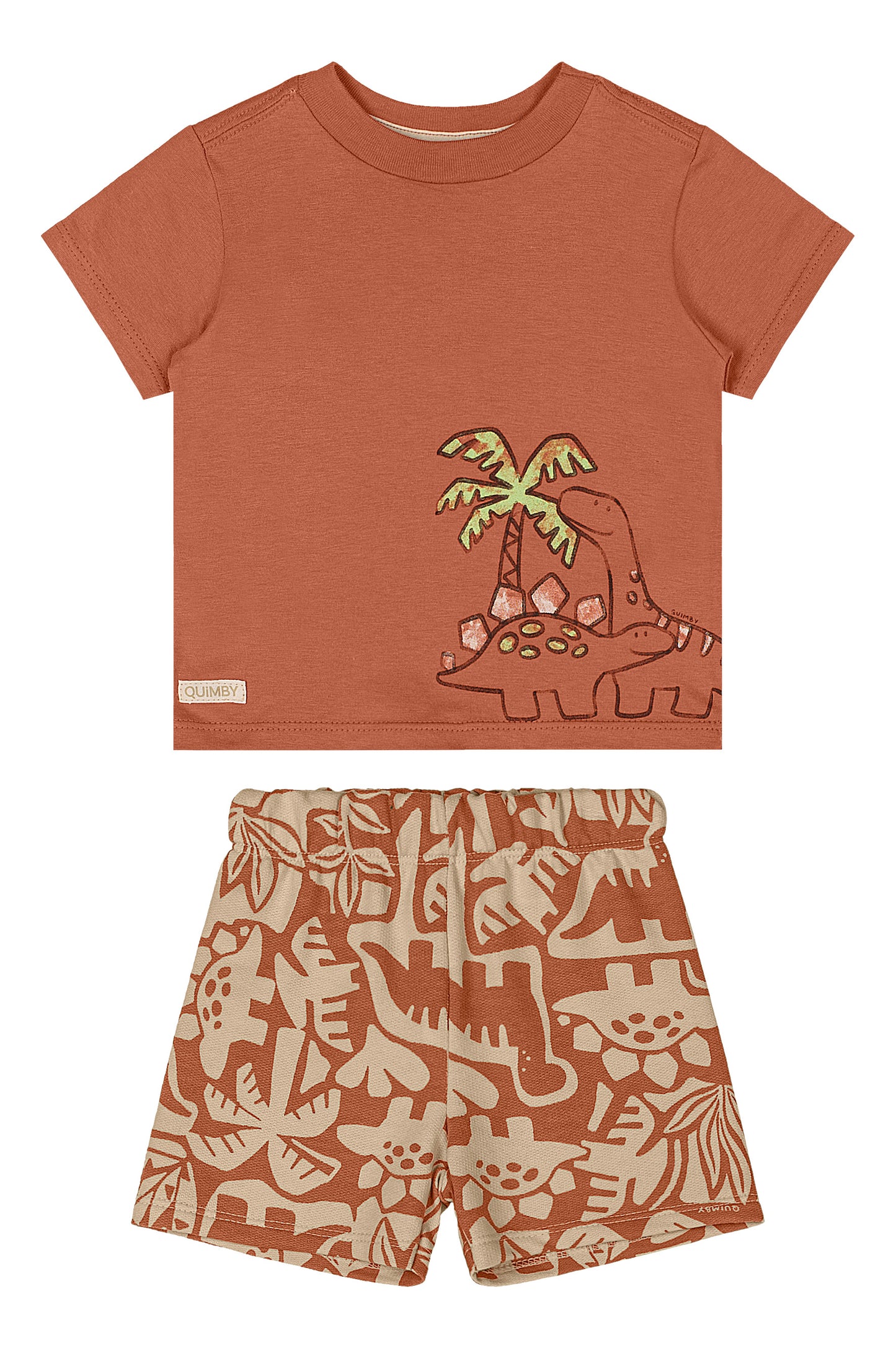 Set conjunto café bebe niño Quimby 34458-151429