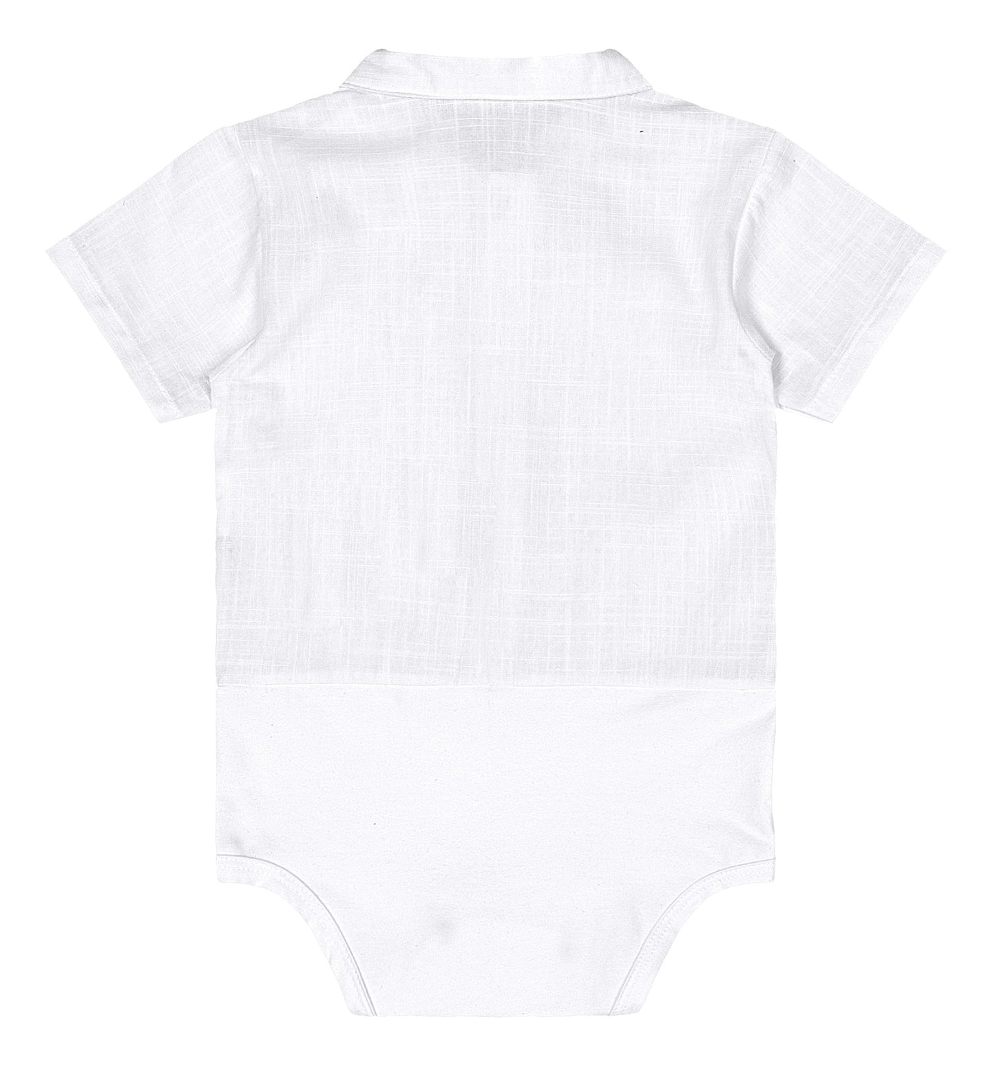 Set conjunto blanco bebe niño Quimby tirantes 34471-000101