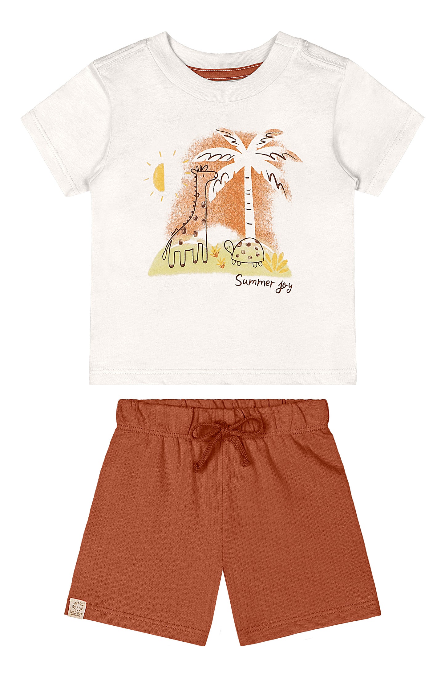 Set conjunto 2 piezas blanco bebe niño Quimby 34474-000106