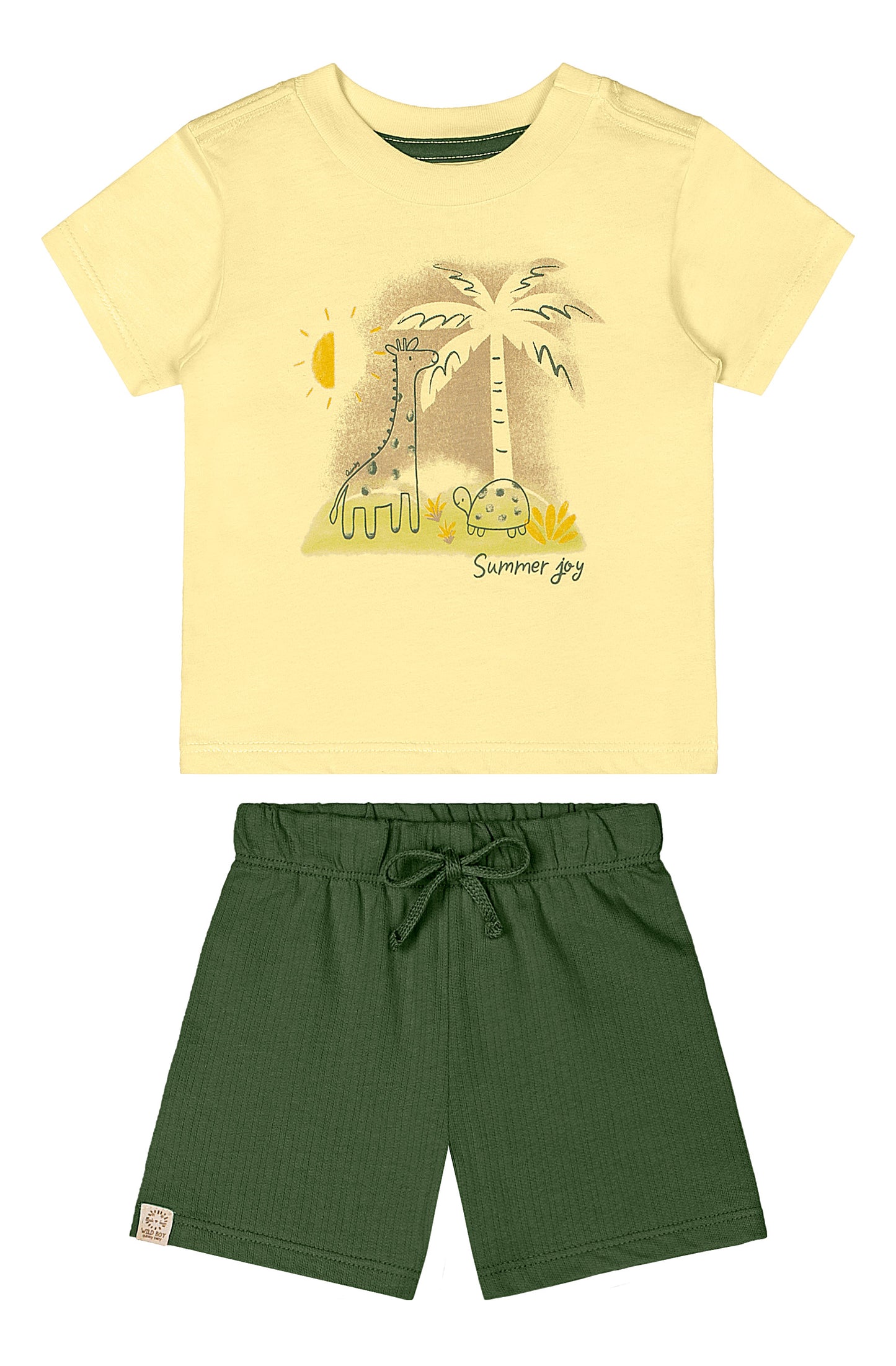 Set conjunto  2 piezas amarillo bebe niño Quimby 34474-120722