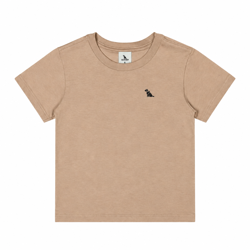 Camisa cafe beige niño Quimby 34479-151215