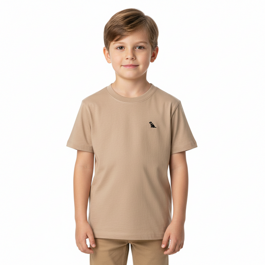 Camisa cafe beige niño Quimby 34479-151215