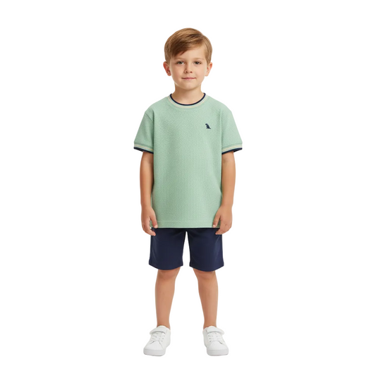Camisa verde niño Quimby 34480-136007