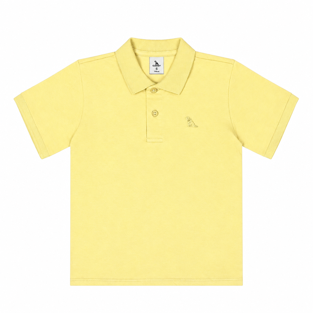 Camisa polo amarilla niño Quimby 34481-120722