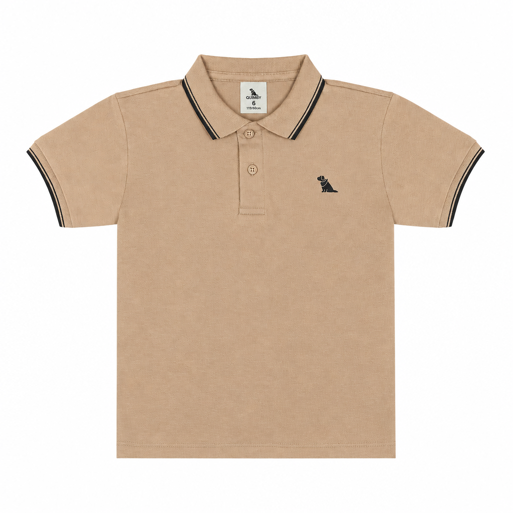 Camisa polo cafe negra niño 34482-151215