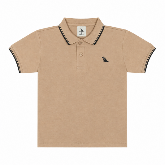 Camisa polo cafe negra niño 34482-151215