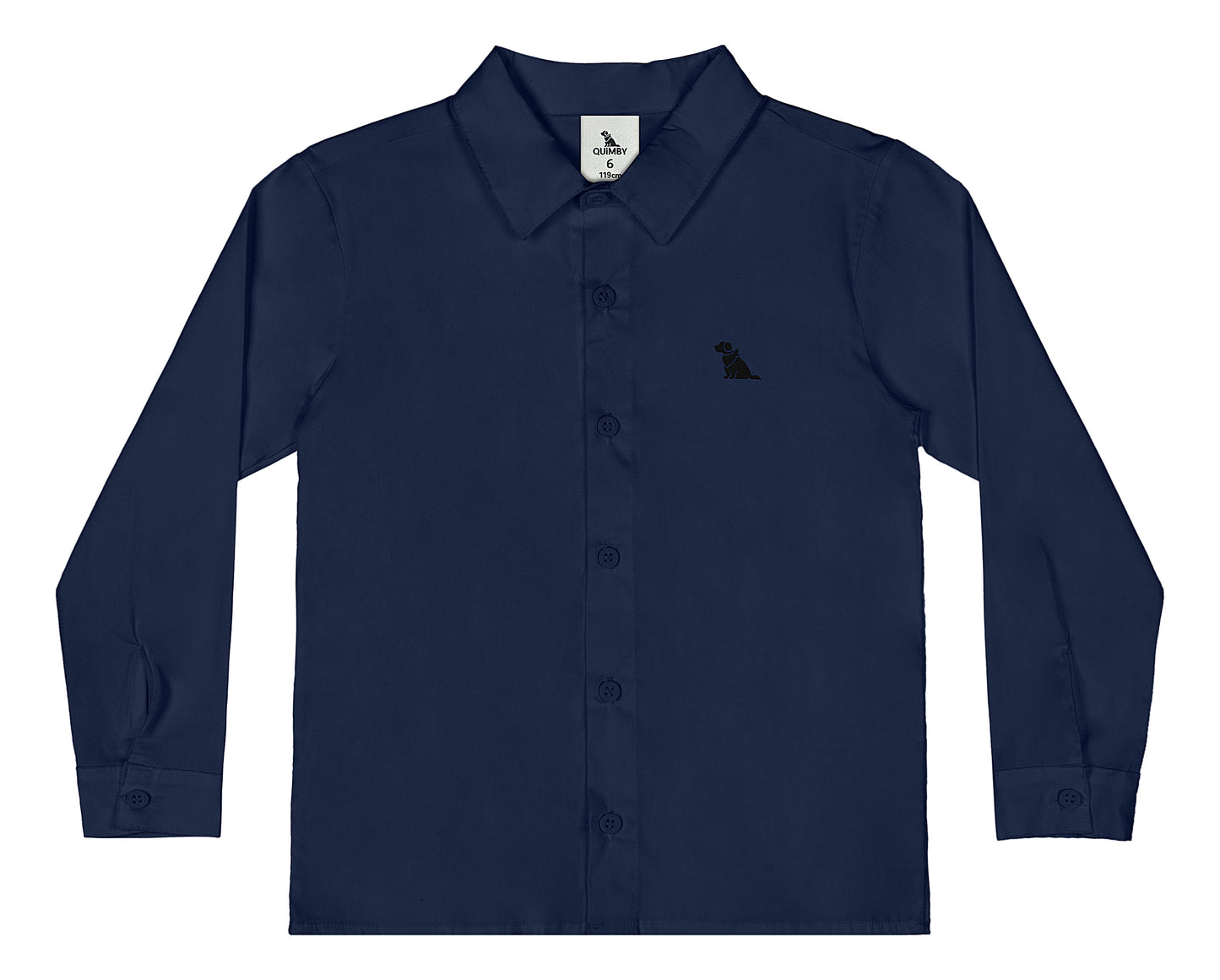Camisa azul navy niño Quimby 34506-194024