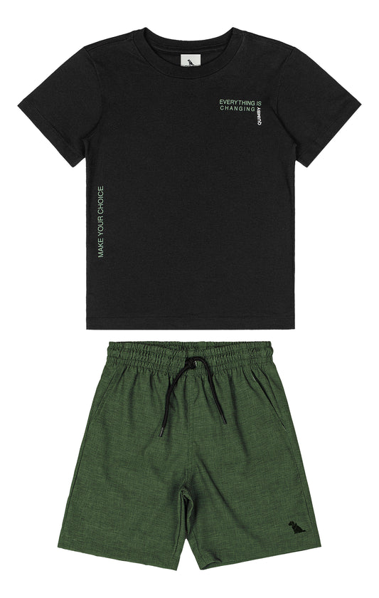 Set conjunto negro niño Quimby 34512-008910