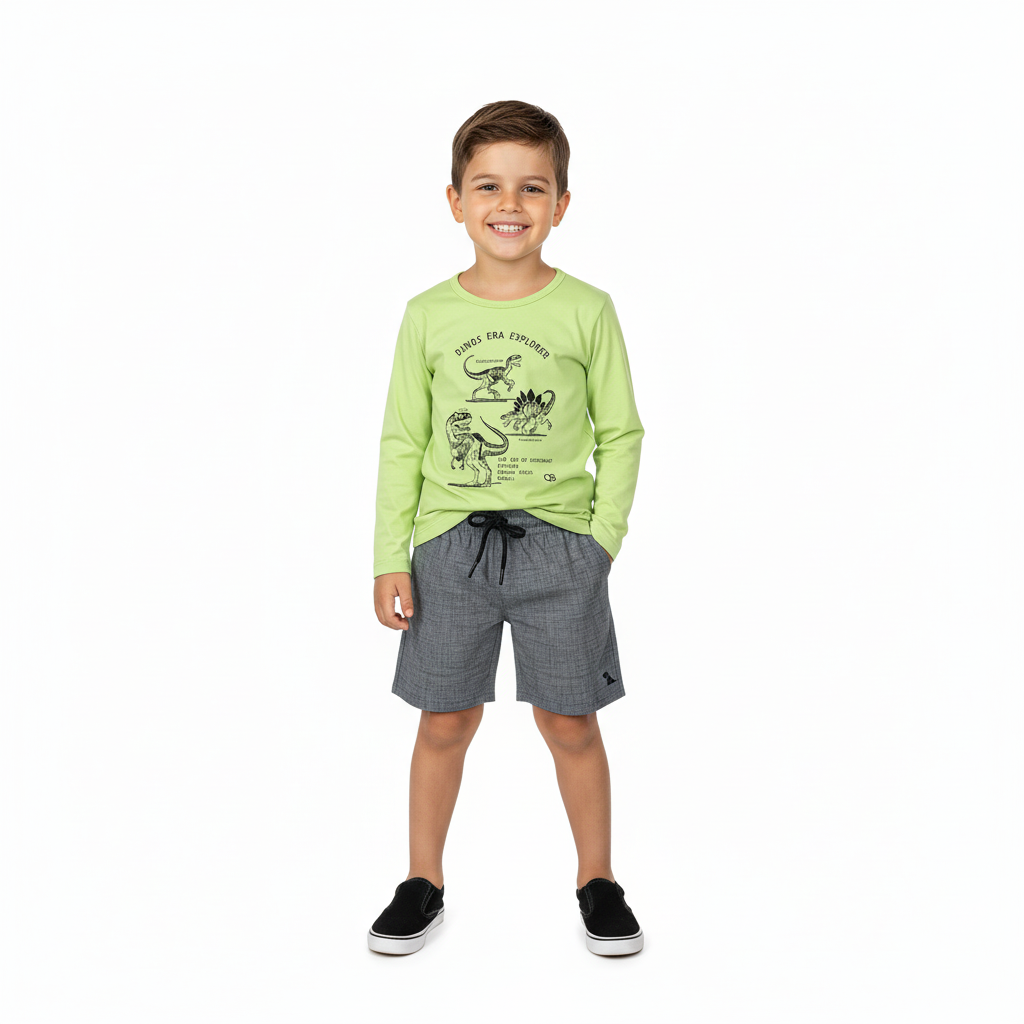 Set conjunto verde niño Quimby 34519-130220