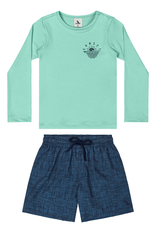 Set conjunto verde niño Quimby 34519-135714