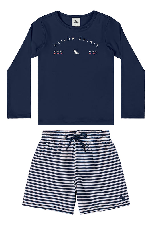 Set conjunto azul navy niño Quimby 34519-193921