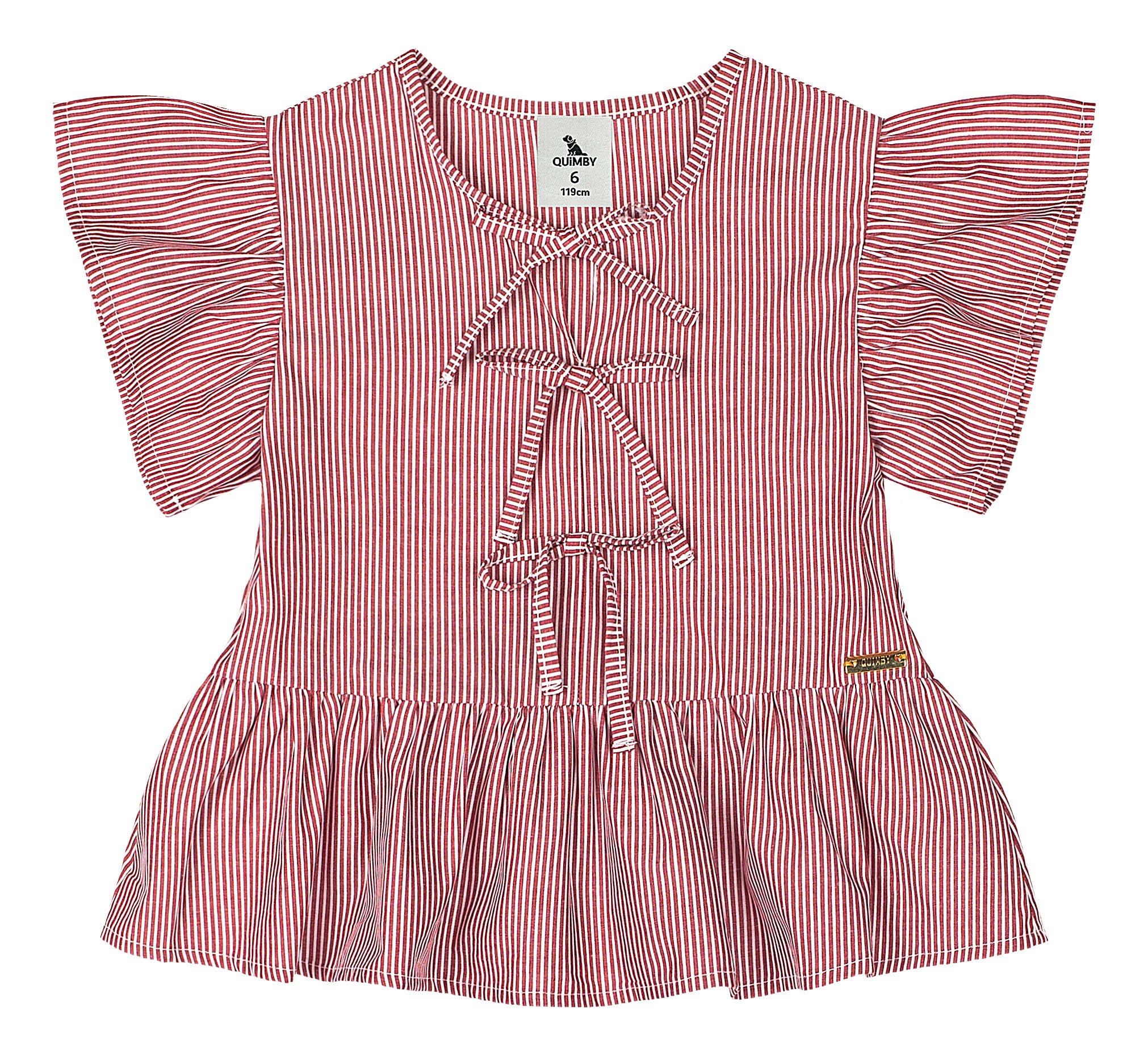 Camisa roja rayas Quimby niña 34541-191862 – Kima Shop HN