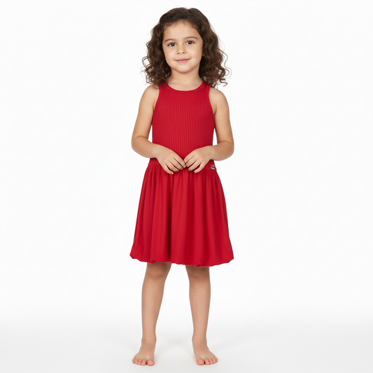 Vestido rojo niña Quimby 34545-191763