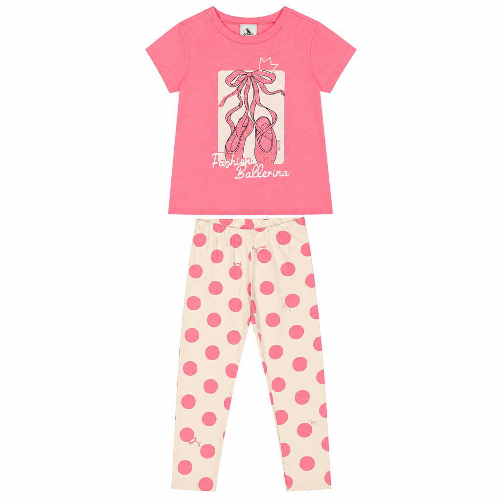 Set conjunto rosado ballet  niña Quimby 34560-061735