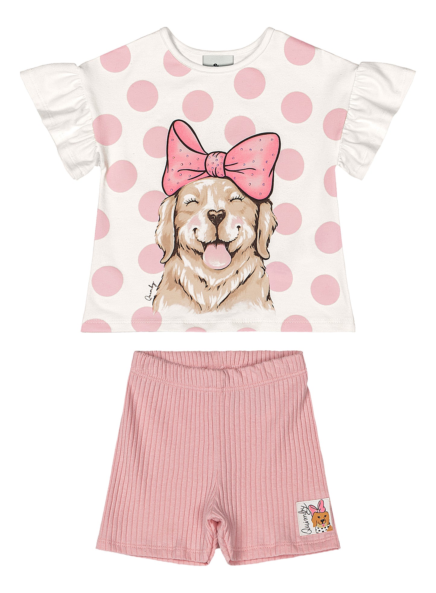 Set conjunto rosado niña Quimby 34568-000106