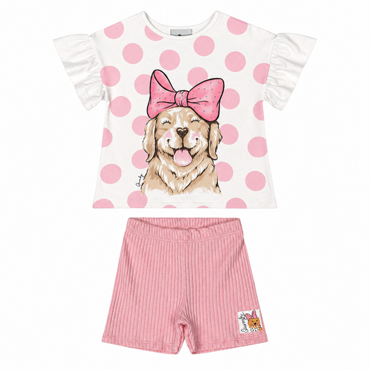 Set conjunto rosado niña Quimby 34568-000106
