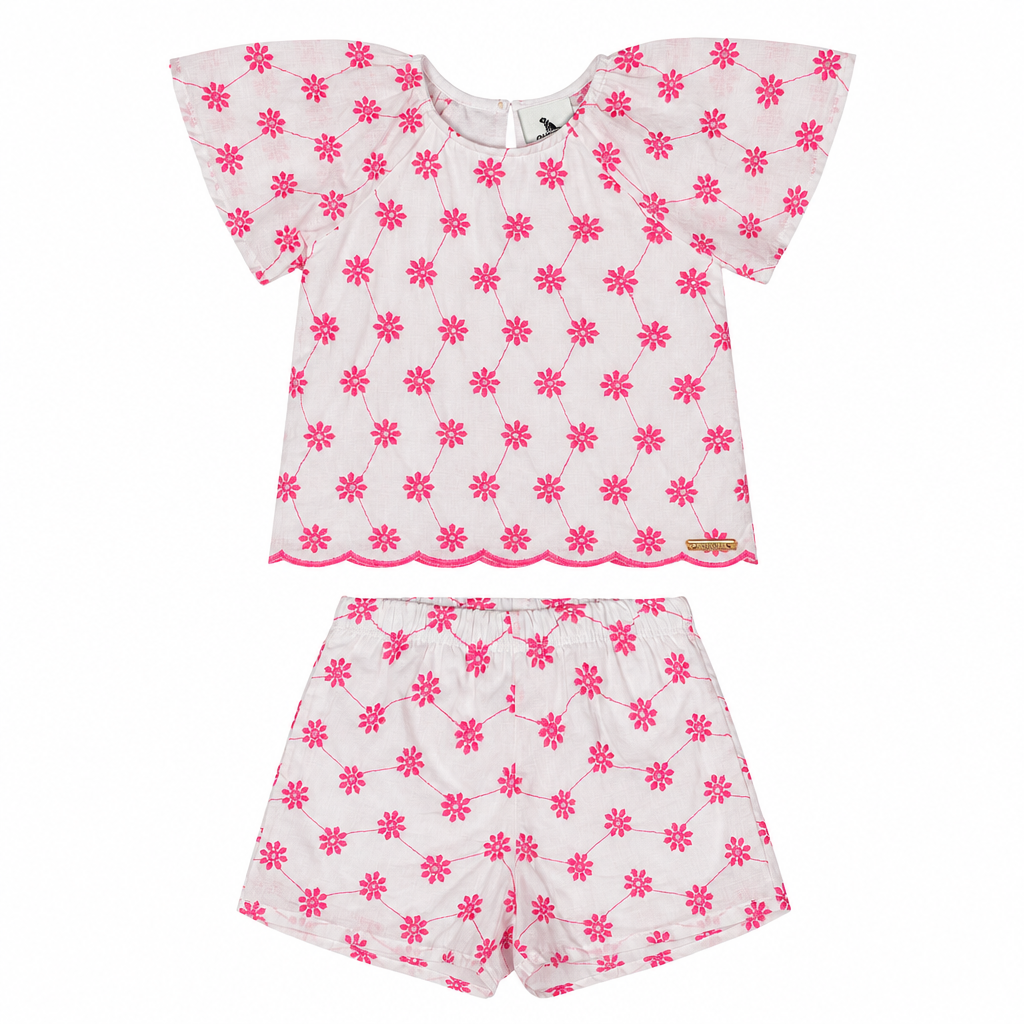 Set conjunto rosado bebe niña Quimby 34581-152216