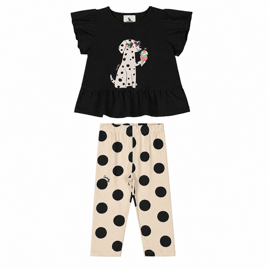 Set conjunto negro perrito niña Quimby 34583-008910